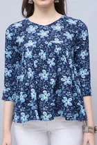 Cotton Printed Top for Women 