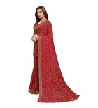 Georgette Printed Saree for Women 