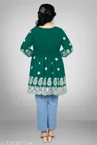 Georgette Chikankari Top for Women 