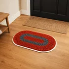 Small Cotton Doormats, Multicolor, 13x20 inch, Pack of 4 for Home