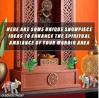 Plastic Temple Decor Animal Set, Pack of 10 