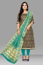 Jacquard Printed Kurti with Dupatta for Women 