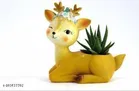Terracotta Deers Decorative Showpiece 