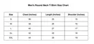 Round Neck Printed T-Shirt for Men 