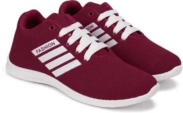 Bersache Women's Sports Shoes (Maroon, 5) (VKI-48)