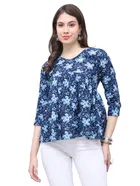 Cotton Printed Top for Women 