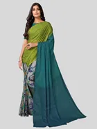 Georgette Printed Saree for Women 