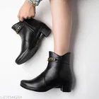 Shoetopia Girls Boots Black Size 12-13 Years