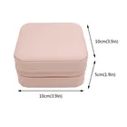 Mini Jewelry Case, Jewelry Organizer, Portable Jewelry Box For Rings Earrings Necklaces 