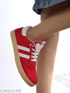 Shoetopia Girls Sneakers Red 