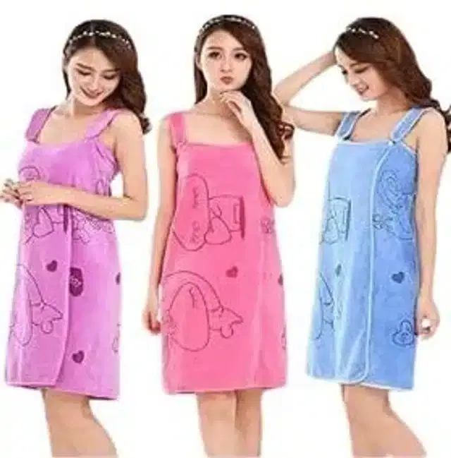 Microfiber Soft Bathrobes for Women (Assorted)