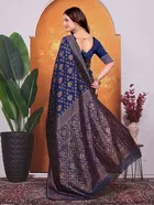 Banarasi Silk Embroidered Saree for Women 