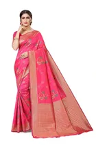 Jacquard Embellished Saree for Women 