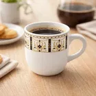 Ceramic Tea & Coffee Cup, White, Pack of 6 