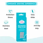 VI-JOHN Feather Touch Multipurpose Women for Upper Lip, Chin & Bikini Line All Skin Type - 3 Razors