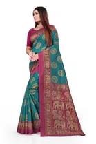 SVB प्रिंटेड साड़ी फॉर वीमेन 