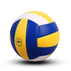 Official Size 4 Volleyball with Air Pump & Net, Yellow & Blue