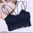 Net Bra for Women, Blue 