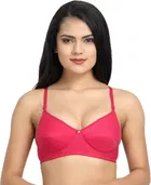 Cotton Blend Padded Bra for Women 