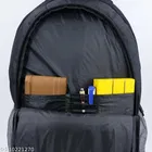 Polyester Backpack for Men & Women, Black