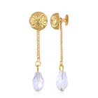 Brass Gold Plated Earrings for Women 