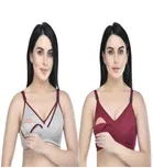 Cotton Solid Bras for Women 