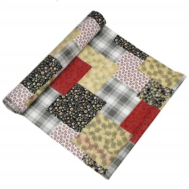 Laminated Non Woven Multipurpose Kitchen Cabinet Drawer Shelf Mat (Multicolor, 45x500 cm)