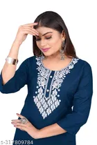 Viscose Rayon Printed Kurti for Women 