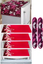 Knit 7 Pcs Fridge Cover Set 
