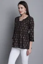 Cotton Printed Top for Women 