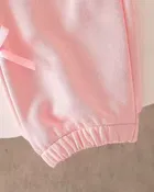 Cotton Hosiery Printed Clothing Set for Girls, White & Peach 