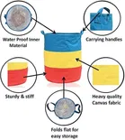 RAJ BAG 45 L Multi Color Non-Woven Laundry Bag, Assorted color, Pack of 2