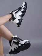 Solid Mesh Sneakers for Women 