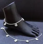 Silver Plated Anklets for Women 