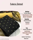 Cotton Silk Unstitched Suit for Women 