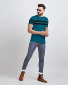 Round Neck Colorblocked T-Shirt for Men 