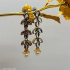 Alloy Kundan Earring for Women & Girls, White
