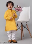 Cotton Kurta with Pyjama for Boys 