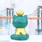 Resin Smoking Animal Piggy Bank 