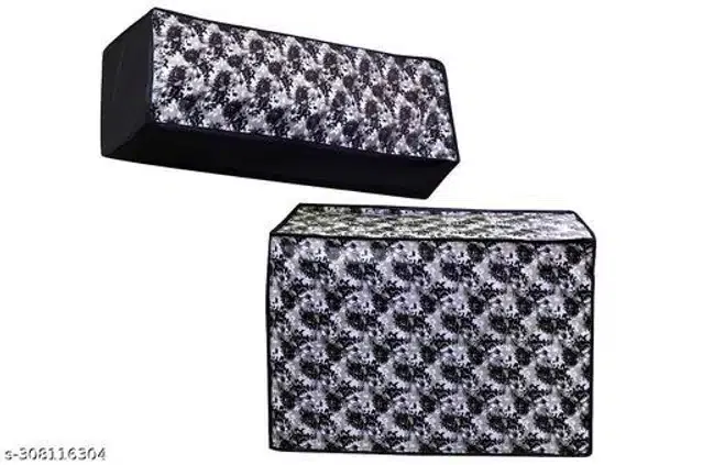 Split 1.5 Ton AC Cover for Indoor & Outdoor Unit (Multicolor, Set of 1)