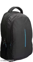 Polyester Backpack for Men & Women, Black