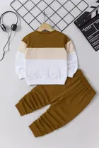 Poly Cotton Colourblocked Clothing Set for Boys 