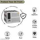 KANUSHI industries® 100% Waterproof And Dustproof Window AC Cover 1.5 to 2.0 Ton Capacity 