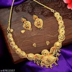 Alloy Necklace with Earrings for Women 