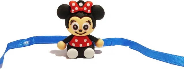 Plastic Micky Eraser Kids Rakhi (Multicolor, Pack of 1)