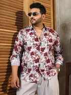 Slik Full Sleeves Shirt for Men (Multicolor, S)
