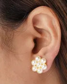 Elegant Pearl Necklace and Earring Set for Women