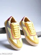 Shoetopia Girls Sneakers Yellow 
