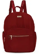 Polyester Solid Backpack for Women & Girls (Maroon, 18 L)