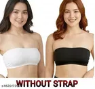 Bandeau Bra for Women, Pack of 2 
